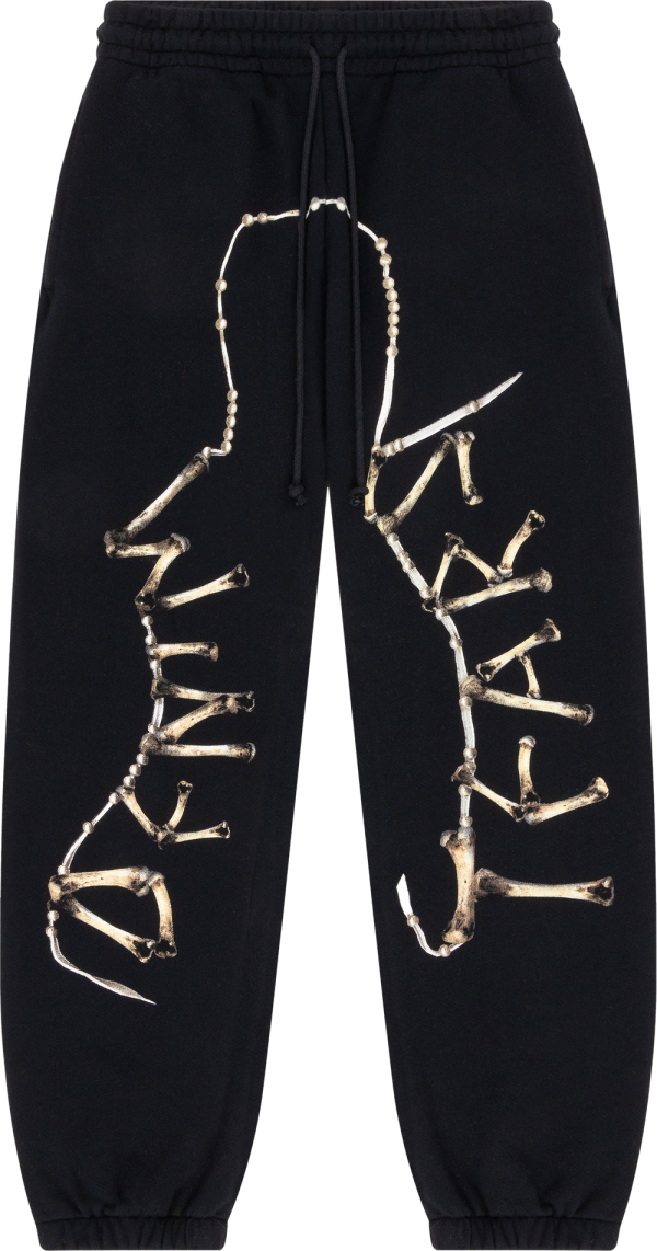 Chicken Bone Sweatpants Black