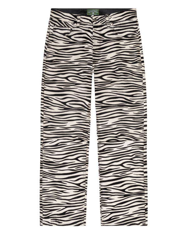 Zebra calf Denim Tears Pant