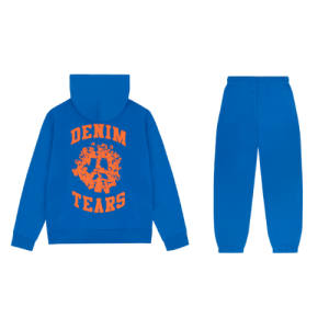 blue denim tears sweatsuit