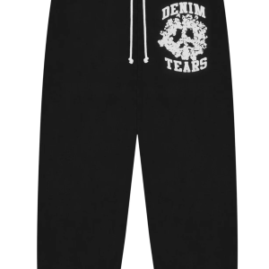 denim tears black sweatpants