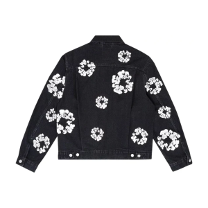 denim tears jean jacket black