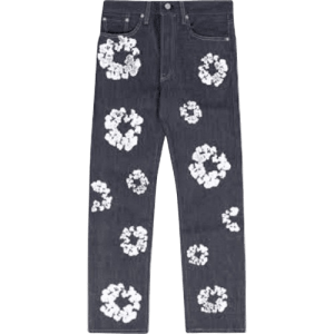 denim tears cotton wreath jeans