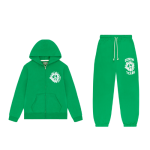 green denim tears sweatsuit