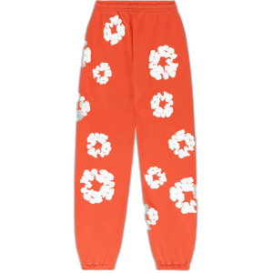 orange denim tears sweatpants