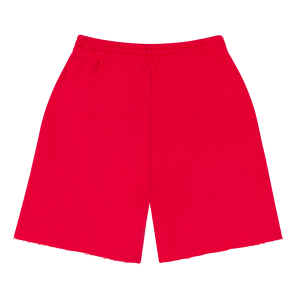 red denim tears shorts